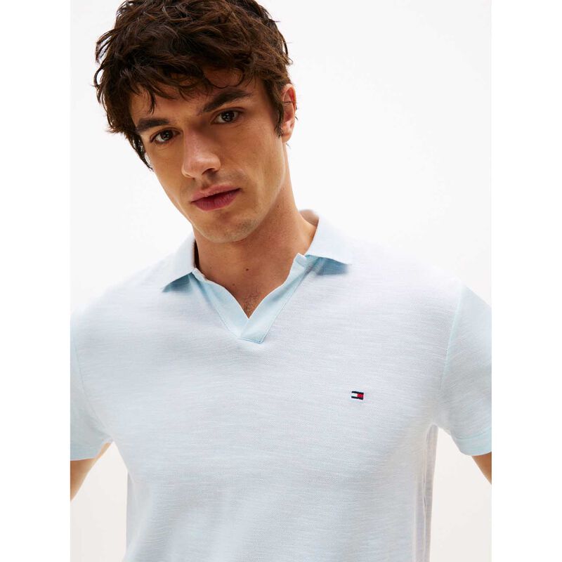 Tommy Hilfiger Regular Fit Textured Oxford Polo Shirt image number 2